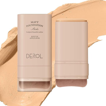 Foundation Stick, Multi-Use Foundation Stick Makeup with Built-In