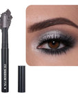 Gray Eyeshadow Stick Makeup, Smooth Cream Shimmer Eye Shadow Pencil, Waterproof Hypoallergenic Long Lasting Crayon, Glitter Primer Palette Eyeliner