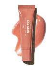 Cay Skin Isle Lip Balm SPF 30 – High Shine, Hydrating + Sheer Lip Gloss in Vanilla Brown Sugar Flavor – Formulated with Natural Ingredients for All Skin Tones – Coral, 0.35 oz