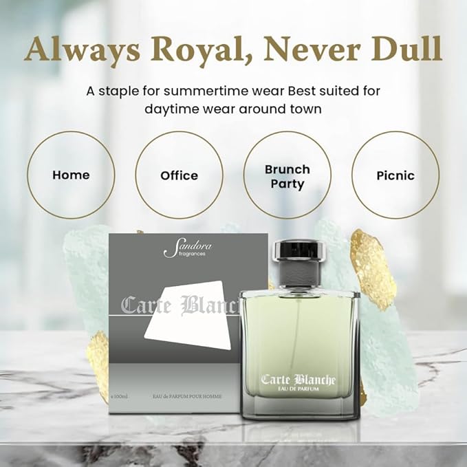 Perfume for Men – INSPIRED by A WORLD RENOWNED MEN’S PERFUME – Tangerine, Orange, Cassia, Sandalwood – Fresh, Aquatic, Confident, Long-Lasting Eau De Parfum 100ml (Sandalwood)