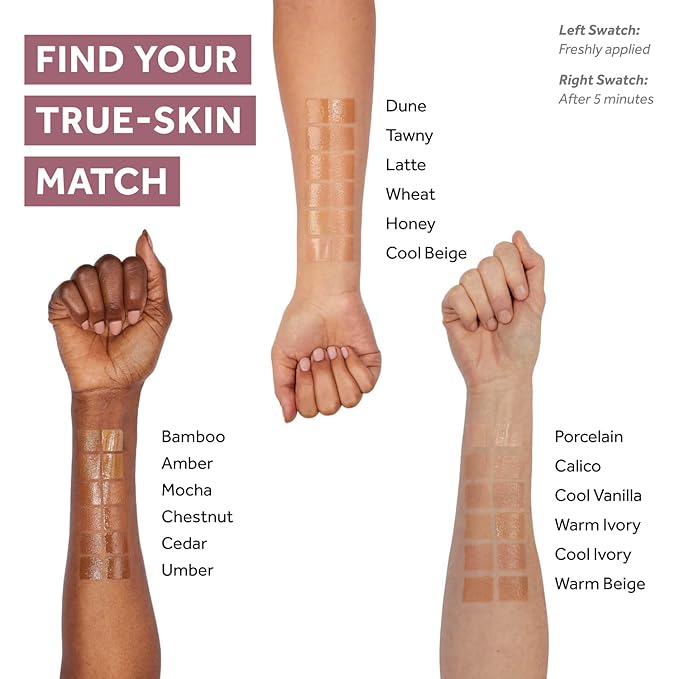 NO.7 No7 Restore & Renew Multi Action Serum Foundation - Cedar Liquid Makeup with Vitamin C, E Collagen for Face Beauty Skin Formula Medium Coverage (30ml) 1 Fl Oz 0.16 pounds