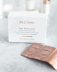 FARMASi Dr. C. Tuna Age Reversist Exceptional Cream, Instant Wrinkle Smoothing Gel Cream with Marine Plankton Extract, Anti-Aging Face Treatment, 30 Sachets x 0.01 fl. oz