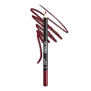 KISS New York Professional Slim Lip Pencil, Creamy Soft Lip Liner, Smooth Long-Lasting Rich Lip Color, Natural Lip Makeup, Water-Resistant Lip Crayon (Soft Plum)