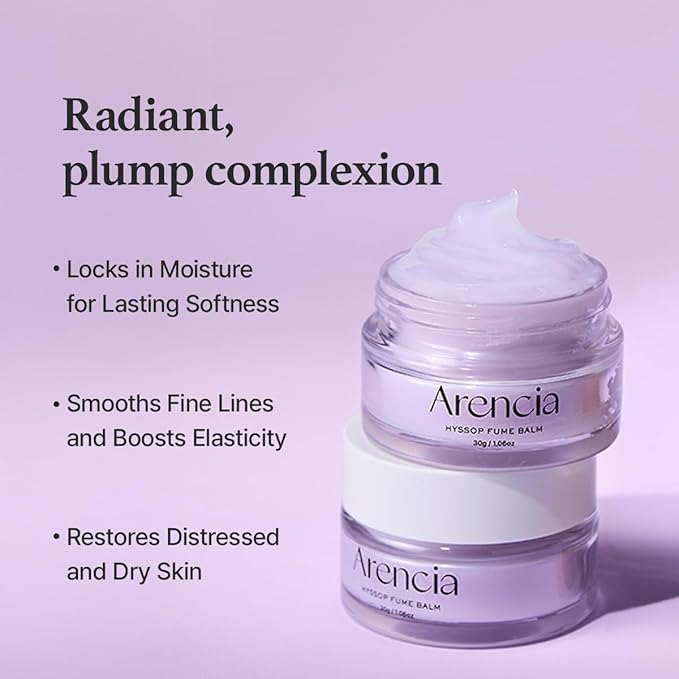 ARENCIA Hyssop Fume Balm - Aroma Multi Balm for Skin Volume, Wrinkle Improvement