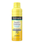 Neutrogena Beach Defense Spray Sunscreen with Broad Spectrum SPF 70, Fast Absorbing Sunscreen Body Spray Mist, Water-Resistant UVA/UVB Sun Protection, Oxybenzone Free, 6.5 oz
