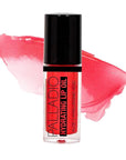 Palladio Hydrating Lip Oil Infused with Hyaluronic Acid, Non-Sticky Formula, Subtle shine with tinted sheer color, liquid lipstick, locks in moisture to prevent chapped lips 0.13 Oz. (BLING)