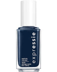 essie expressie quick dry nail polish, vegan, power moves, blue, feel the hype, 0.33 fl oz