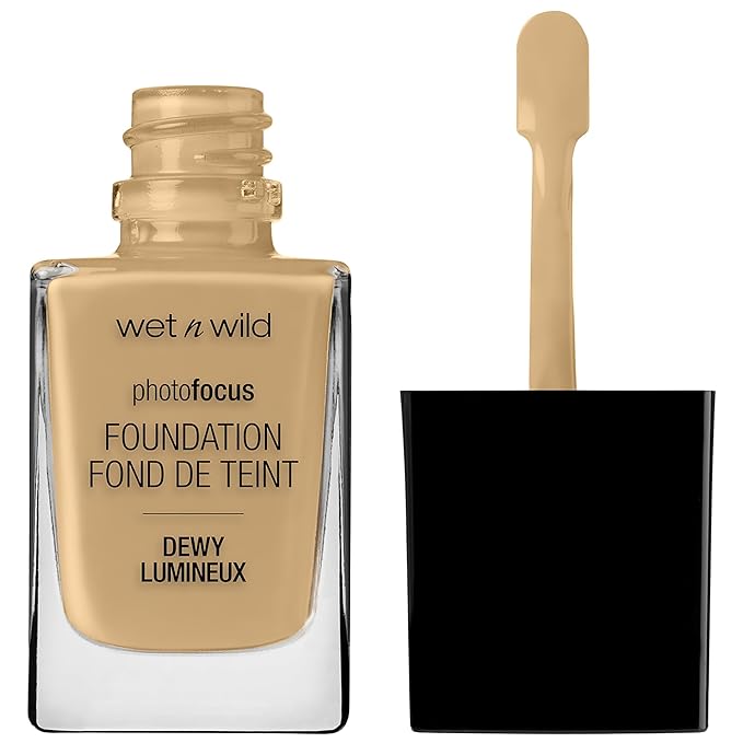 wet n wild Photo Focus Dewy Foundation Cream Makeup Bundle