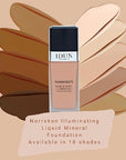 Liquid Norrsken Foundation - Silky Smooth Coverage - Luminous, Dewy Finish for Dry and Dull Skin - Water Resistant and Vegan Makeup - 209 Svea - Warm Medium - 1.01 oz