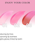 DAGEDA 3PCS Tinted Lip Balm, Moisturizing Non-Greasy,