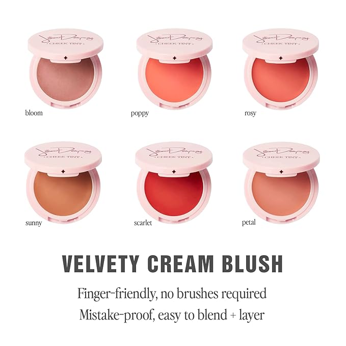 Jillian Dempsey Cheek Tint: Natural Cream Blush, Easy to Blend Makeup with Nourishing, Lasting Color I Petal