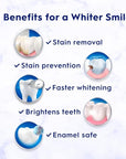 Crest 3D White Brilliance Bright Mint Teeth Whitening Toothpaste, 4.3 oz Pack of 3, 100% More Surface Stain Removal, 24 Hour Active Stain Prevention, Whiter Teeth in 3 Days