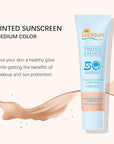 Tinted Mineral Sunscreen SPF 50-2-in-1 Makeup & Sunscreen for Natural Glow, Broad Spectrum Protection + Skincare Benefits All Skin Types (#003, 1.69 Fl Oz (Pack of 1))