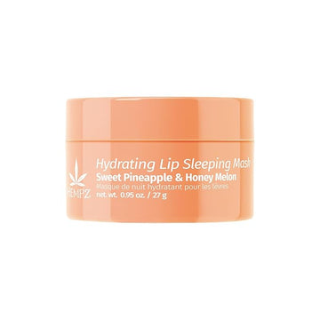 Hempz Hydrating Lip Sleeping Mask - Sweet Pineapple & Honey Melon (.95 Oz.) | Overnight Hydrating Lip Balm for Dry Lips, Lip Repair, Chapped Lip Treatment & Nourishment for Women