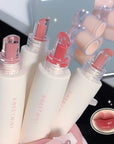 4 Colors Jelly Glossy Lip Gloss Set,Long Lasting Moisturizing Tinted Lip Balm,Plumping Water Lip Glaze, Mirror Hydrating Liquid Lipsticks Brighten Lipstick