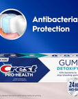 Crest Pro-Health Gum Detoxify Deep Clean Toothpaste, 4.8 oz Pack of 3 - Anticavity, Antibacterial Flouride Toothpaste, Clinically Proven, Gum and Enamel Protection, Plaque Control