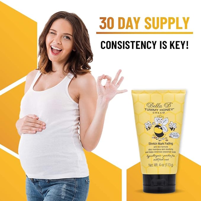 BELLA B NATURALS Tummy Honey Cream 4oz