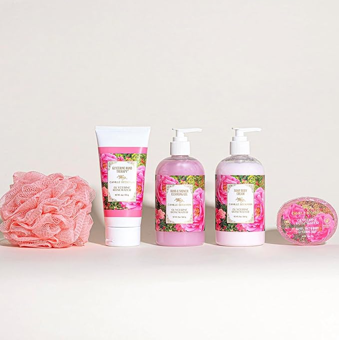 Camille Beckman Essentials Gift Basket, Glycerine Cleansing