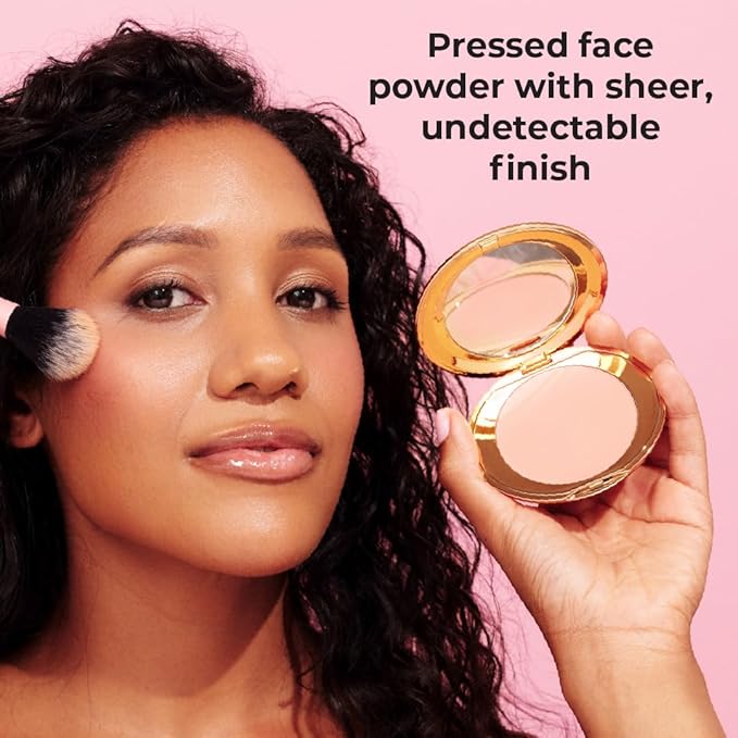 MCoBeauty Miracle Flawless Pressed Powder, Medium Warm Shade, Free Cosmetics