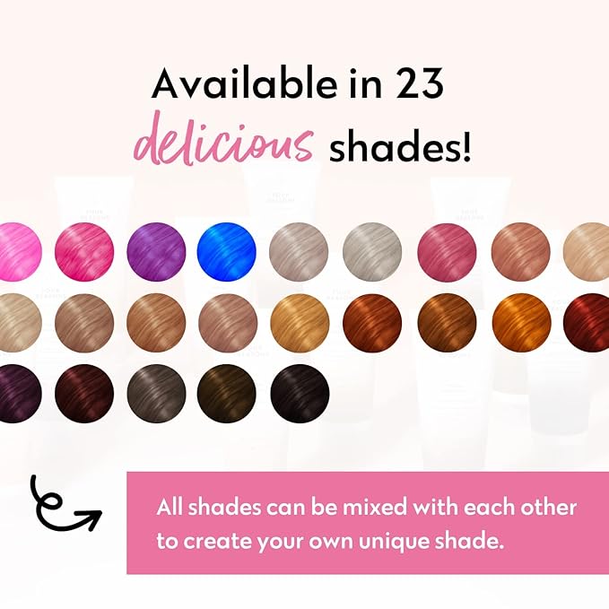 Four Reasons Color Mask - Plum - (27 Colors) Toning Treatment, Color Depositing Conditioner, Tone & Enhance Color-Treated Hair - Semi Permanent Hair Dye, Vegan and Cruelty-Free, 6.76 fl oz