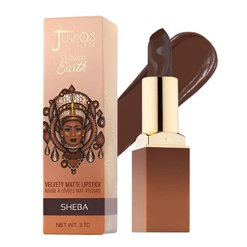 Juvia's Place Nubian Earth Matte Lipstick Sheeba - Hydrating Long-lasting Lipstick, Richly Pigmented Lip Makeup, Creamy with Matte Finish Beauty & Lip Care Product