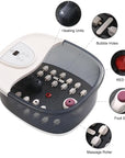 Foot spa bath massager with