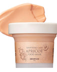 SKINFOOD Mask Apricot Trouble Care 120g - Facial Pore Clearing and Body Skin Soothing - Wash Off Face Masks, Clear & Smooth Skin - Shower-Proof Texture (4.23 oz)