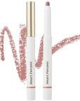 Heart Percent Dote On Mood Lip Pencil, Long-Lasting Creamy Lip Crayon Smooth Color Liner Retractable Lipstick Pencil 0.8g, #13. Bare Lips