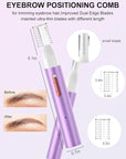 AHHFEI Rechargeable 5 in 1 Ear and Nose Hair Trimmer for Women, 2025 Professional Painless Eyebrow & Facial Hair Trimmer with Powerful Motor and Dual-Edge Blades Easy Cleansing