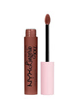NYX PROFESSIONAL MAKEUP Lip Lingerie XXL Matte Liquid Lipstick - Low Cut (Warm Brown Nude)