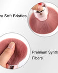 Foundation Brush,Daubigny Large Pink Powder Brush Flat Arched Premium Durable Kabuki Makeup Brush Perfect For Blending Liquid,Cream and Flawless Powder,Buffing, Blending,Concealer …
