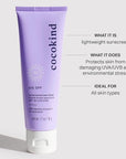 Cocokind Silk SPF, Mineral and Chemical Sunscreen for Face, SPF 30