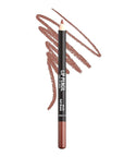 KISS New York Professional Slim Lip Pencil, Creamy Soft Lip Liner, Smooth Long-Lasting Rich Lip Color, Natural Lip Makeup, Water-Resistant Lip Crayon (Soft Brown)
