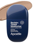 APOSTLE Reclaim Tinted Moisturizer for Men (7 Savanna La Mar) Niacinamide, Vitamin E, Squalane, Hyaluronic Acid, Tinted Face Moisturizer For Men.Hydrates, Evens Skin Tone 1 Fl. Oz.
