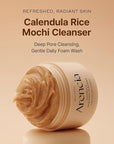 ARENCIA Calendula Rice Mochi Fresh Cleanser - Moisturizing, Brightening & Deep-Cleansing (4.23oz)