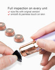 Replacement Heads for Flawless Finishing Touch Facial Hair Remover Device, Replacement Blades For Flawless Facial Hair Removal
