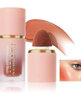 AKARY Mousse Liquid Blush, Soft Cream Makeup Blush, Cheek Tint(05#Chocolate)
