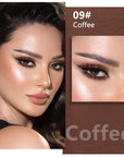 evpct Dark Brown Matte Eyeshadow Singles, Coffee Mocha Cocoa Chocolate Brown Cream Single Matte Eye Shadow Palette Makeup for Older Women, High Pigment Waterproof Monochrome Mini Eyeshadow Palette