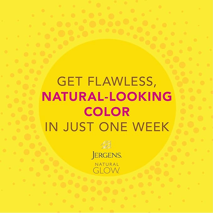 Jergens Natural Glow In Shower Lotion, Self Tanner for Fair to Medium Skin Tone, Sunless Tanning Wet Skin Lotion for Gradual, Flawless Color, 7.5 Ounce (Packaging May Vary)