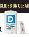 Duke Cannon Aluminum-Free Deodorant for Men - Air Defense, Fresh Water + Citrus, 3 oz – Long-Lasting, Clear Glide, Skin-Soothing Formula (Superior)