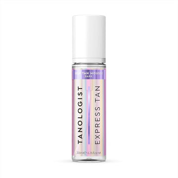 Tanologist Express Self Tan Mousse, Dark - Hydrating Sunless Tanning Foam, Vegan and Cruelty Free - 6.76 Fl Oz