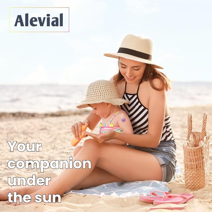 UV Detection Stickers for Sunscreen Reapply Reminder, Suitable for Kids & Adults, 40 Sticker Patches, Sun Cream Detection by Alevial