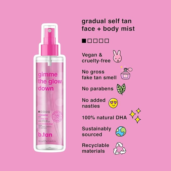 b.tan Clear Face Tan Mist | Bronzing