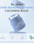 Dr.Althea Pore Refresh Grinding Cleansing Balm | Pore Cleanser with Green Tea Extract | Hygenic One-Step Makeup Cleansing Cream | For All Skin Types | Korean Vegan Skin Care | 1.69 Fl Oz