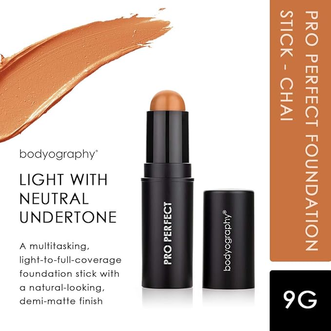 Bodyography Pro Perfect Foundation Stick - Demi-Matte Finish E (Chai)