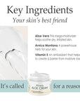 Deluvia Miracle Aloe Cream | Face & Body Moisturizer with Vitamin E & Organic Aloe Vera (2 Ounce (Pack of 1), Unscented)