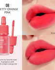 Peripera Ink Airy Velvet Lip Tint | High-Pigmentation, Lightweight, Soft, Moisturizing, Not Animal Tested | Pretty Orange Pink (#08), 0.14 fl oz