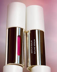 MAKE Beauty Serum Balm Hydrating Lip Oil. Vegan Moisturizing Lip Gloss with Plumping Effect. Lip Treatment Cream for Soft, Smooth, Shiny Lips - Shade, Lilac Layer