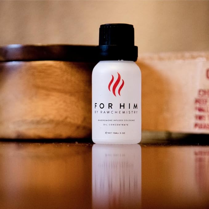 RawChemistry for Him - A Pheromone Infused Cologne Oil - Bold, Extra Strength Formula 15 ml.