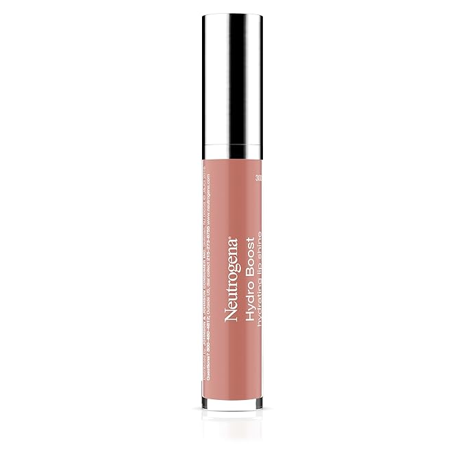 Neutrogena Hydro Boost Moisturizing Lip Gloss, Hydrating Non-Stick and Non-Drying Luminous Tinted Lip Shine with Hyaluronic Acid to Soften and Condition Lips, 20 Berry Brown, 0.10 oz